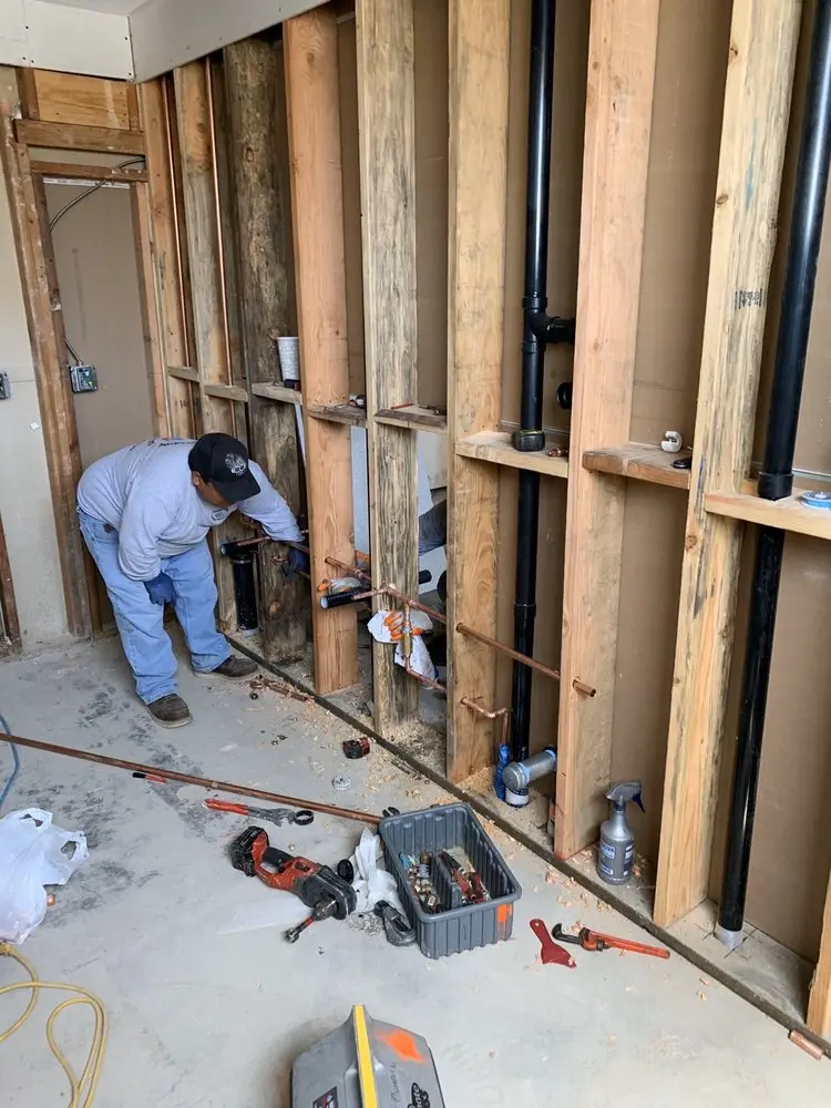 Commercial rough-in plumbing for Commercial Plumbing in Monponsett